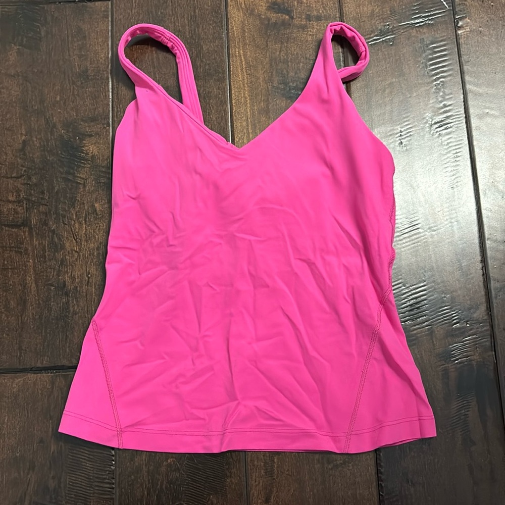 pink lululemon align tank